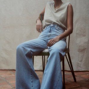 Citizens of Humanity Zosia Padded Shoulder V Neck size Medium